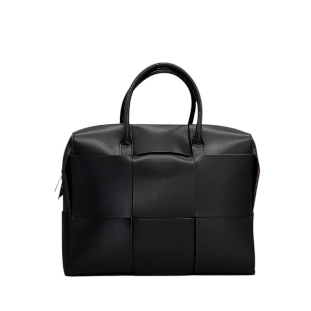 ボッテガヴェネタ　ザ アルコ　トートバッグ　マキシイントレチャート　黒　ボッテガ　ビジネスバッグ　ハンドバッグ　ブラック　ビジネス_サムネイル画像3