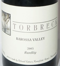 TORBRECK RunRig トルブレック・ランリグ 2005 750ml★ワイン★未開封_画像2