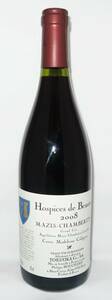 Hospices de Beaune MAZIS-CHAMBERTIN Cuvee Madeleine Collignon オスピス・ド・ボーヌ・マジ・シャンベルタン 2008 750ml ワイン★未開封