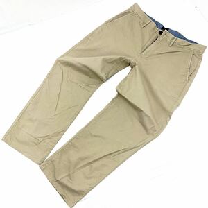 ■ギャップ GAP ストレッチ チノパンツ コットンパンツ 【定番のシンプルデザイン♪】W33-L30 【着回しの利く一枚】■Ja1358