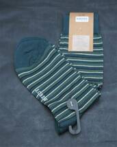 【新品】サイズ:ONE SIZE J.CREW ジェイクルー Striped dress socks ソックス ストライプ柄 DARK MOSS/NAVY 2_画像5