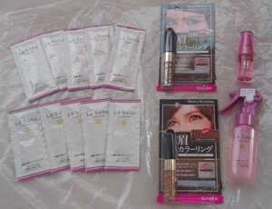  new goods La Sana set & coloring eyebrows (05 light brown 06 pink Brown )