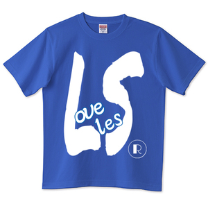 ☆ビックロゴプリントT！Ls (Loveless) LS 筆 LOGO T-SH.COLOR：ROYAL BLUE×WHT.SIZE：XS～3XL ≪即決商品≫☆