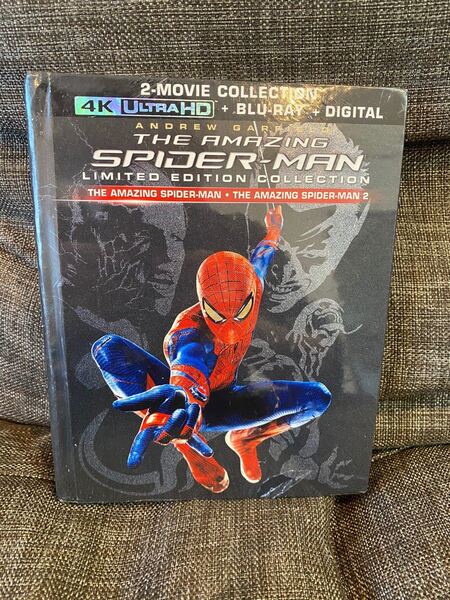 新品 北米限定版 アメイジングスパイダーマン1&2 4K UHD +ブルーレイ