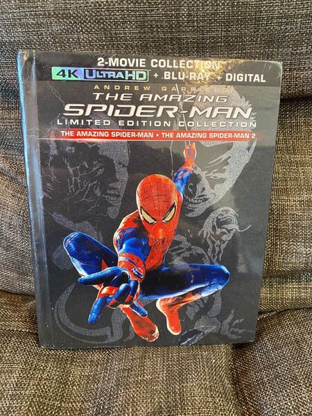 新品　北米限定版　アメイジングスパイダーマン1&2 4K UHD +ブルーレイ