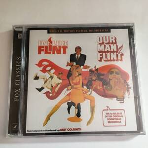 【CD 輸入盤 未開封新品】『電撃フリント アタック作戦/GO!GO!作戦』（IN LIKE FLINT/OUR MAN FLINT）ジェリー・ゴールドスミス サントラ