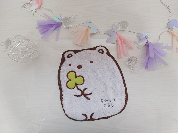 すみっコぐらし ミニタオル ハンカチ しろくま