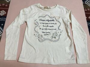  Pom Ponette long sleeve T shirt 130 centimeter tops Kids Junior girl long sleeve shirt embroidery 