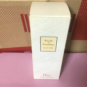 Dior。escale a portofino EDT。ディオール。エスカルアポルトフィーノ。オードトワレ75ml。残量約85%。