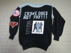 USA購入！ビンテージ ８０S BONNIE＆COMPANY コットン ラメ ニット セーター VINTAGE ストリート 古着 HIPHOP ラッパー RUN DMC SUPREME