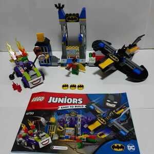 レゴ バットマン ジョーカー ビークル バトル ロビン フィギュア おもちゃ LEGO Juniors the Joker Batcave Attack 10753 Building Kit