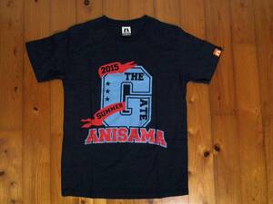 ☆【THE GATE★ANIMELO SUMMER LIVE2015】アニメロ サマー2015 プリント半袖Ｔシャツ M 濃紺　ネイビー