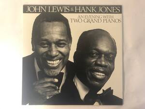 10313S 12LP★ジョン・ルイス/ハンク・ジョーンズ/JOHN LEWIS & HANK JONES/AN EVENING WITH TWO GRAND PIANOS★P-10730L 