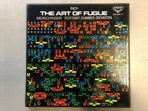 10321S 2枚組 LP BOX★BACH THE ART OF FUGUE/MUNCHINGER STUTTGART CHAMBER ORCHESTRA★SLH 1044～5 