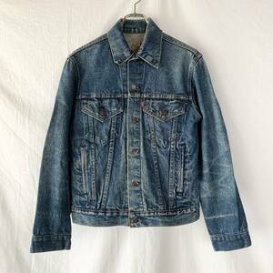 鬼ヒゲ 美色 80s USA製 Levis リーバイス 70506-0216 ヴィンテージ デニムジャケット ジージャン インディゴ Gジャン 34