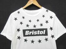 SOPH. ソフ FC REAL BRISTOL リアルブリストル ボックスロゴ 半袖Tシャツ カットソー 白 メンズ Mサイズ■管理番号L24975SSS21-210326-30-3_画像2