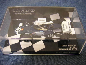 1/43　MINICHAMPS　1970年メキシコGP　ロータスフォード72#14　G・ヒル