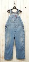 古着卸　VINTAGE US古着 ＊Dickies ディッキーズ ＊DENIM OVERALL 　デニムオーバーオール ＊W716901 ＊W44x30 ＊MADE IN MEXICO_画像1