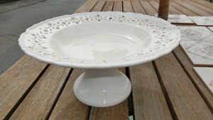  Англия производства Classic стол одежда крем одежда подставка для выпечки ROYAL CREAMWARE CAKE STAND