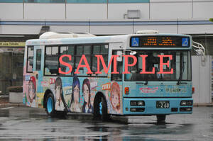 D【バス写真】L版４枚　伊豆箱根バス　UD西工　ラブライブ！サンシャイン！！ラッピング２号車　