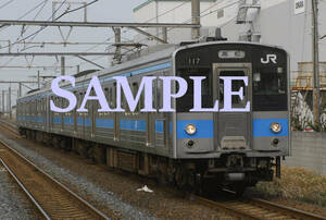 D【鉄道写真】Ｌ版１枚　121系電車　JR四国