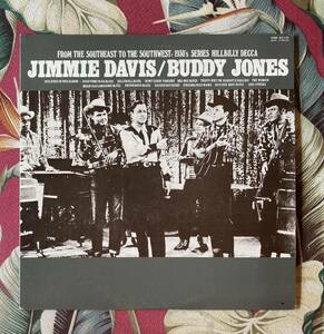 Jimmie Davis, Buddy Jones 国内LP Western Swing Hillbilly ロカビリー