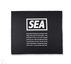 [ new goods ]WIND AND SEA WDS SWEAT BLANKET BLACK / blanket wing Dan si-