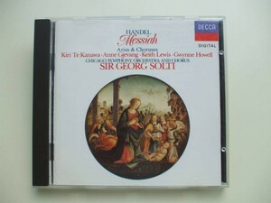 CD◆HANDEL MESSIAH ARIAS＆CHORUSES CHICAGO SYMPHONY ORCHESTRA ヘンデル メサイア シカゴフィル /DECCA430 098-2