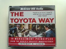 CD◆The Toyota way Jeffrey K Liker/4枚組　ケース割れ_画像3