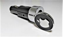 【送料無料】カーチャージャー アップル ロゴ high grade シガーソケット USB 2ポート デュアル USB インターフェース Apple iPhone_画像1