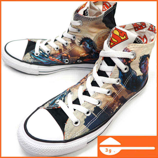 即決☆CONVERSE☆24.5m スーパーマン コラボ 別注 ハイカット