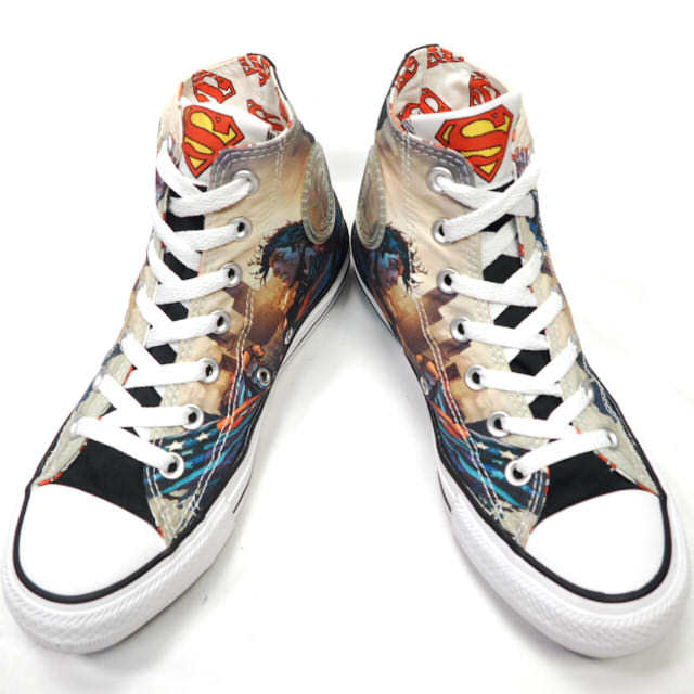 即決☆CONVERSE☆24.5m スーパーマン コラボ 別注 ハイカット