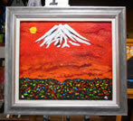 Art hand Auction No. 10 Mt. Fuji extra thick, painting, oil painting, Nature, Landscape painting