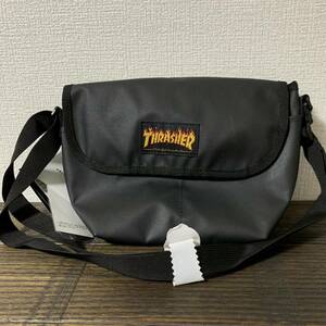 THRASHER スラッシャー　メッセンジャーバッグ ショルダーバッグ　サコッシュ　タグ付き未使用品黒