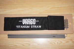 VARGO Titanium Straw/チタンストロー 新品
