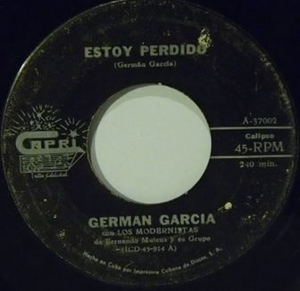 ☆　試聴可 / CUBA / キューバ / 45'S / FERNANDO MULENS / CAPRI 37002 / 男女混成ボーカルグループ LOS MODERNISTAS / GERMAN GARCIA