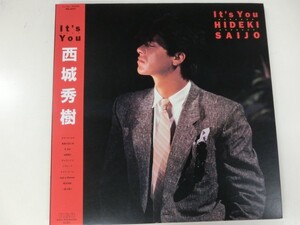 LP / 西城秀樹 / It's You / RCA / RHL-8337 / Japan / 1983