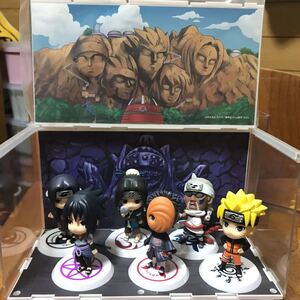 ★ナルト一番くじ★ NARUTO D賞・F賞 ちびきゅんキャラ 台座セット なると