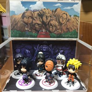 ★ナルト一番くじ★ NARUTO D賞・F賞 ちびきゅんキャラ 台座セット　なると