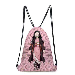 鬼滅の刃 禰豆子ネズコ 巾着袋型 きめつのやいばナップサック