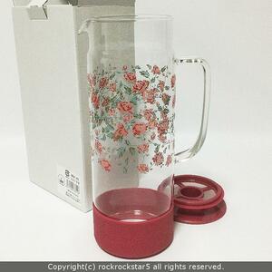 ロイヤルアーデン マグカップ 耐熱ガラス レッド 薔薇 バラ 56198 新品