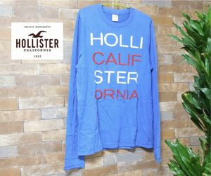 今なら安い！ホリスター HOLLI STAR 　ブルー 長袖Ｔシャツ 