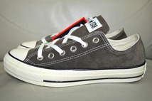 新品未使用 converse コンバース SUEDE ALL STAR US OX スエード オールスター 1CL709 Charcoal チャコール US4 23センチ 送料無料_画像3