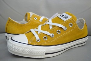 新品未使用 converse コンバース SUEDE ALL STAR US OX スエード オールスター 1CL708 12,100円 GOLD 黄色 ゴールド US4 23センチ 送料無料