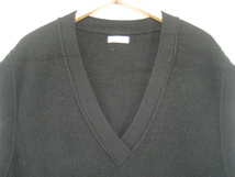 LOWRYS FARM ローリズファーム ベスト セーター 袖なし ノースリーブ Vネック 黒 ブラック フリーサイズ シンプル_画像2