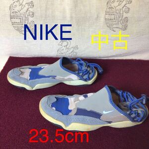 [ selling out! free shipping!]A-95 NIKE!AGC!23.5cm! aqua sok! water land both for! used!