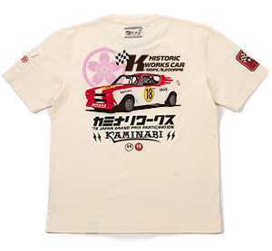 カミナリモータース X１-R Tシャツ ホワイト M kmt-206 エフ商会