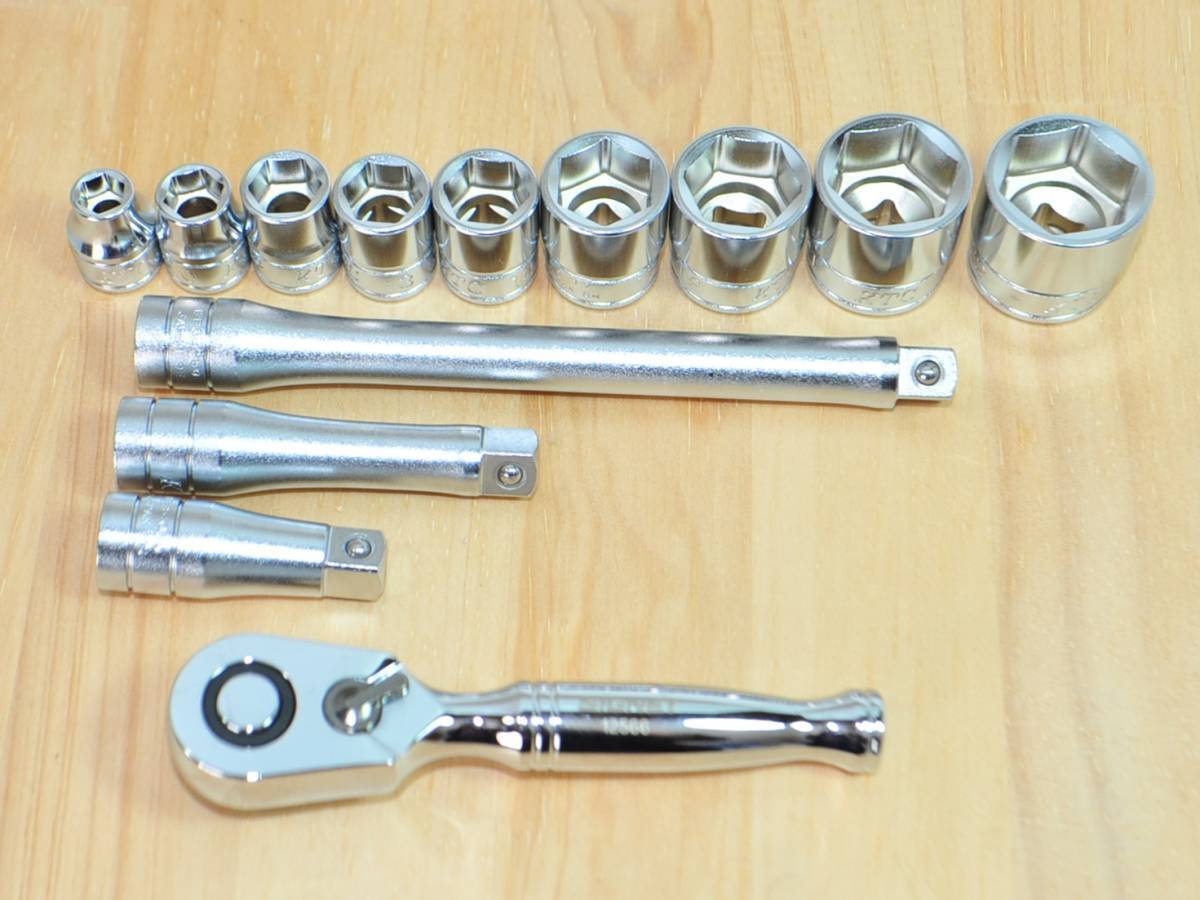 ★SIGNET 9.5sq ショート ラチェットハンドル KTC エクステンショ