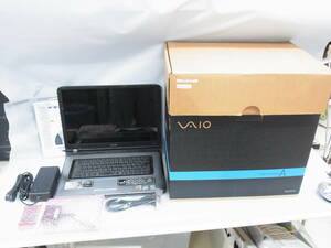 ■SONY■VAIO-A VGN-A63/付属品ほぼ未使用完備!/ヒンジ他難有■中古■　★即決★