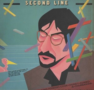 即決(LP)SECOND LINE/久保田麻琴と夕焼け楽団 *セカンドライン、細野晴臣